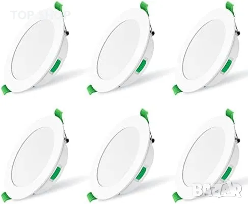 Нови 6 броя 5W LED светлини лампи за вграждане Бели /Баня Дневна Стая, снимка 1