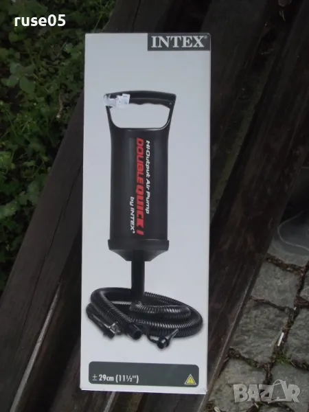 Помпа "Intex Double Quick I 68612" ръчна въздушна нова, снимка 1