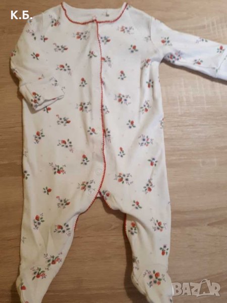 Памучен ромпър ,,Next" Ягодка🍓 р-р 62/68, снимка 1