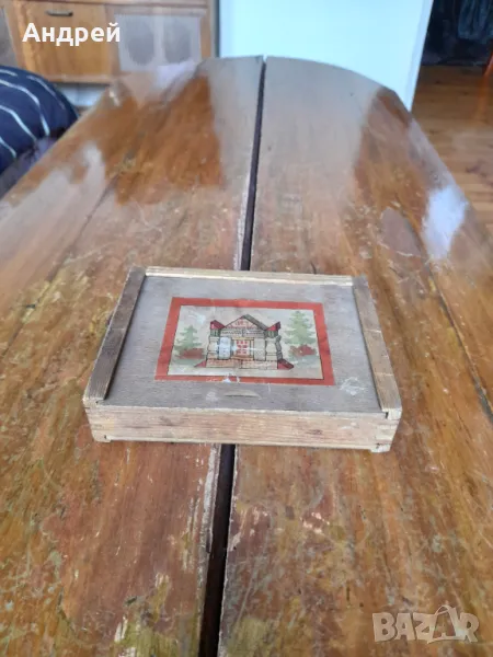 Стар детски дървен конструктор #2, снимка 1