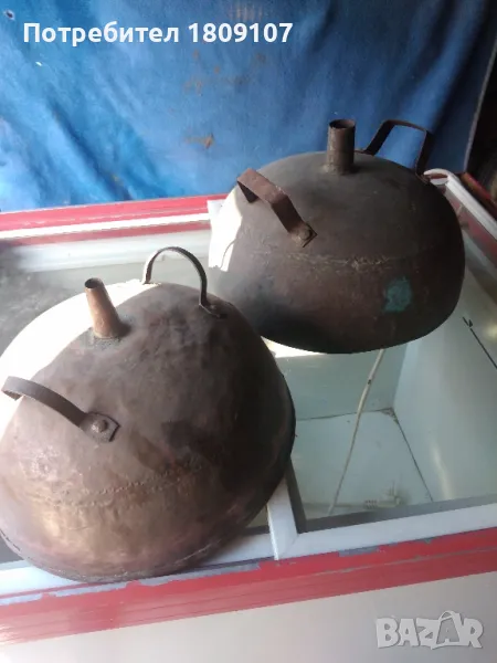 медни капаци за казани, снимка 1