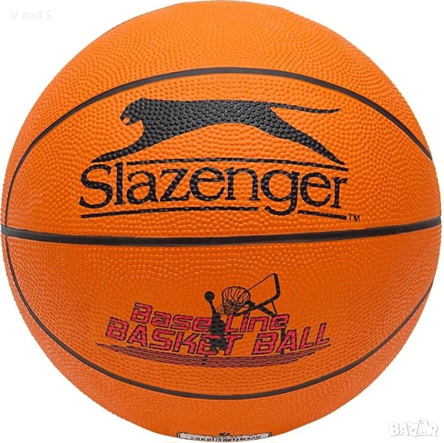 Баскетболна топка  Slazenger V-450 Baseline (оранжев) размер 7, снимка 1