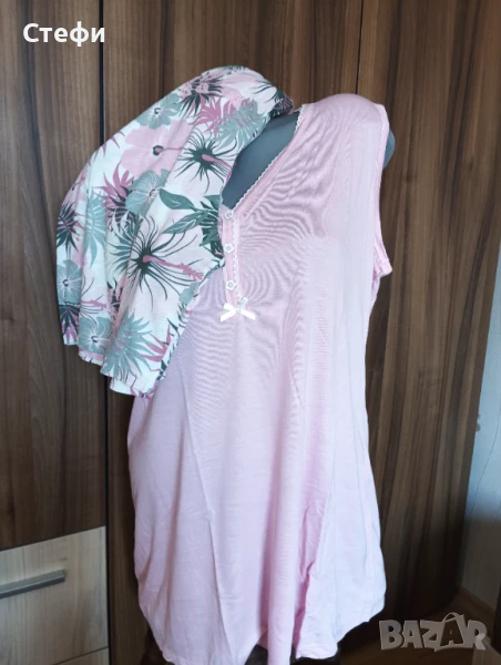 Дамска пижама с шорти 3XL и 4XL, снимка 1