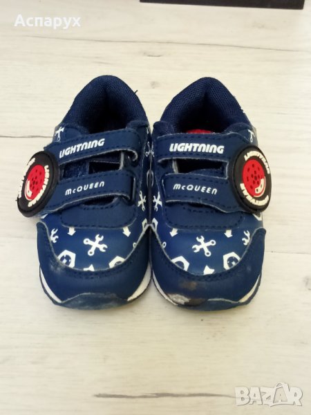 Детски олекотени маратонки Маккуин с лепки 21 номер, снимка 1
