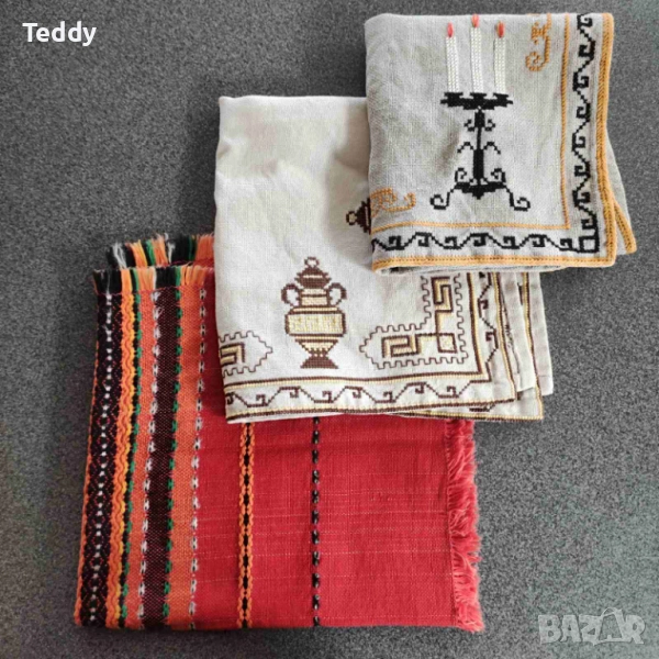 Винтидж покривки, салфетки, ръчно изработени, снимка 1