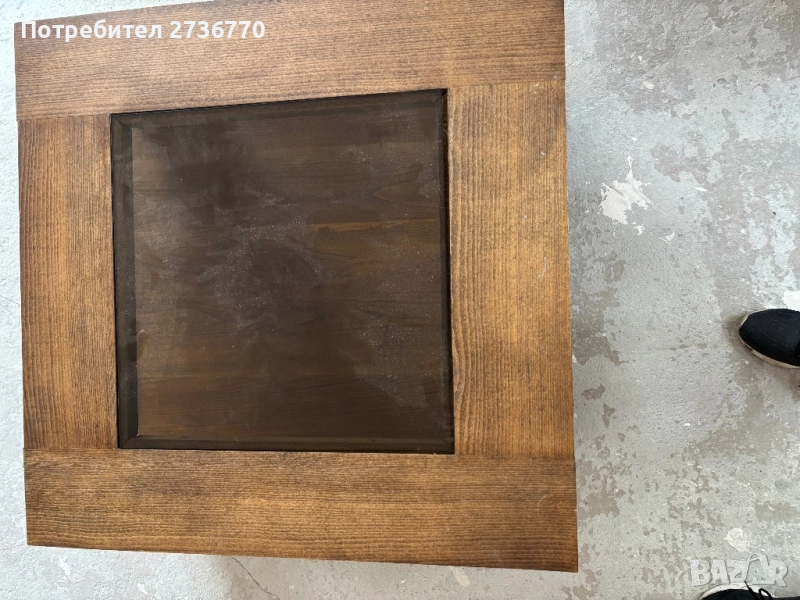 Стилна холна маса  от естествено дърво , снимка 1