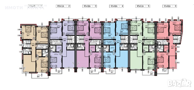 КЪЩА в новостроящ се комплекс от редови къщи в кв. ”Младежки хълм”, снимка 1