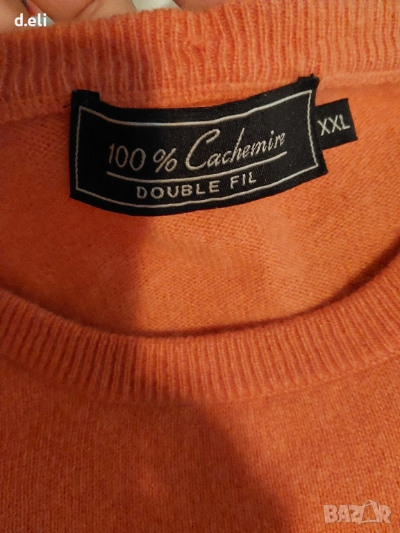 Унисекс! 100% Кашмир Size 2XL Страхотен пуловер, снимка 1