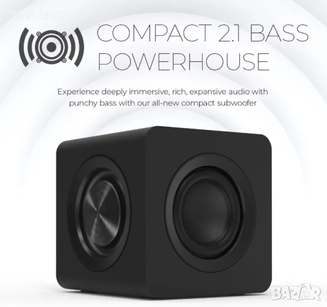 CREATIVE Pebble X Plus 2.1 USB-C високоговорители със субуфер и RGB, снимка 1