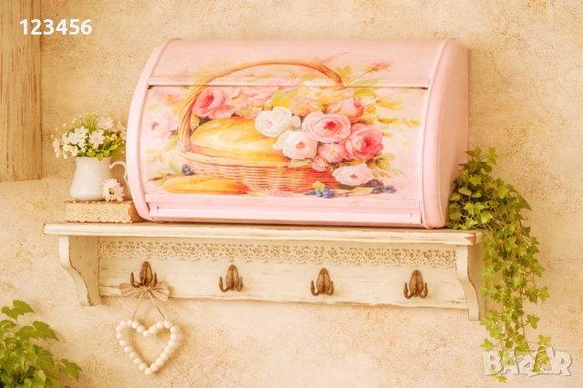 Винтидж кутия за хляб – стил и уют за вашата кухня, снимка 2 - Декорация за дома - 54153913