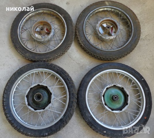 Капли с гуми за ретро мотоциклети Иж Планета- 2 и Балкан 250 С 2  1961 година, снимка 2 - Мотоциклети и мототехника - 38003990