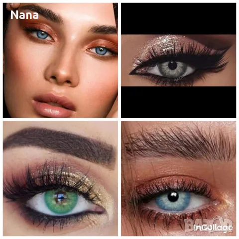 Продажба на екстеншън и цветни лещи , снимка 2 - Декоративна козметика - 49746983