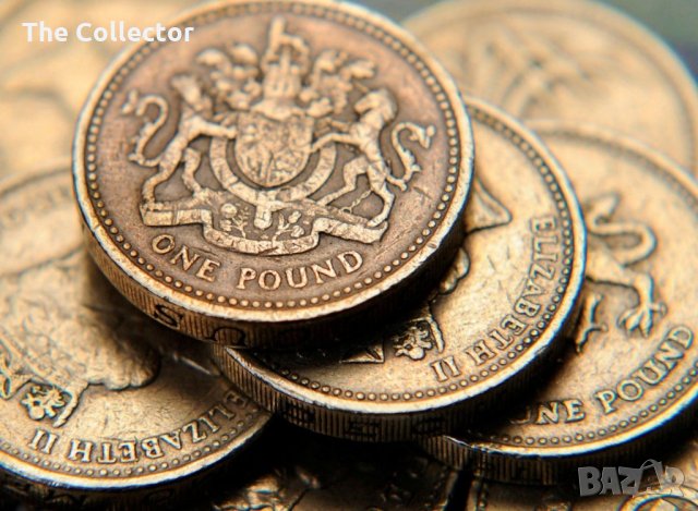 1£ стари британски монети от един паунд, снимка 3 - Колекции - 35345119