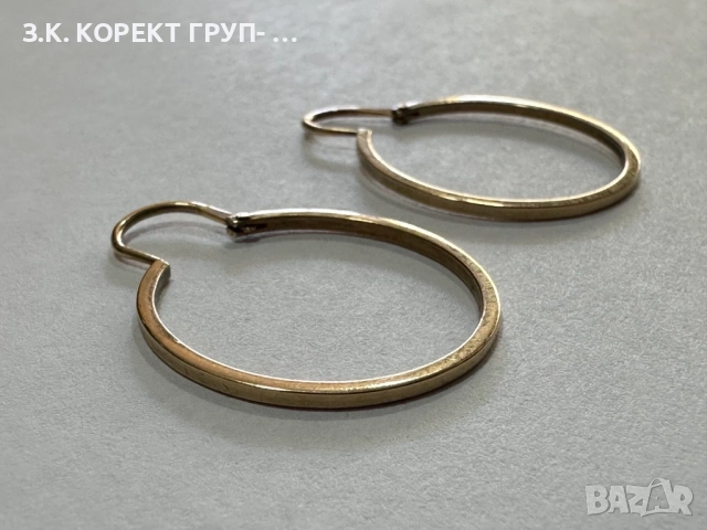 Златни обеци 14к, 2,83гр, снимка 6 - Обеци - 51818783