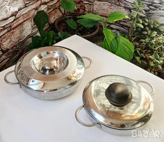 Тавички неръждавейка с капак 