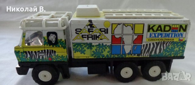 Ретро детски метални камиончета марка Татра 815  Tatra T815 Rallye M 1/43 Made in Czechoslovakia , снимка 14 - Колекции - 37470346
