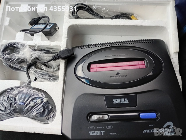 стара игра  конзола Sega Mega Drive 2 1994 година , снимка 2 - Антикварни и старинни предмети - 51575288