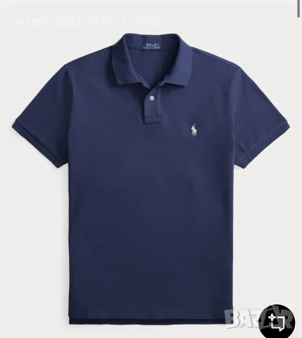 Мъжка поло тениска Polo Ralph Lauren (M / Custom Slim Fit), снимка 5 - Тениски - 55849451