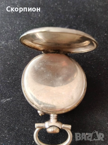 Швейцарски СРЕБЪРЕН джобен часовник - ПРОМОЦИЯ, снимка 7 - Джобни - 50776764