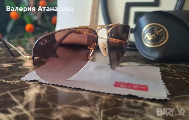 Ray ban-унисекс слънчеви очила,малък размер., снимка 3 - Слънчеви и диоптрични очила - 56326600