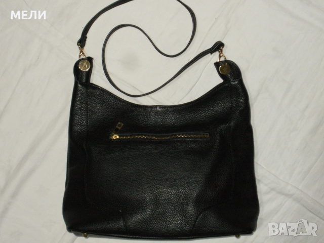 нова черна дамска естествена кожа, снимка 12 - Чанти - 52186103