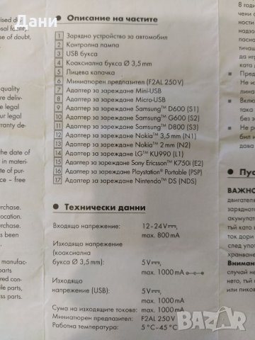 CAR Charger / Авто зарядно, снимка 2 - Зарядни за кола - 34367152