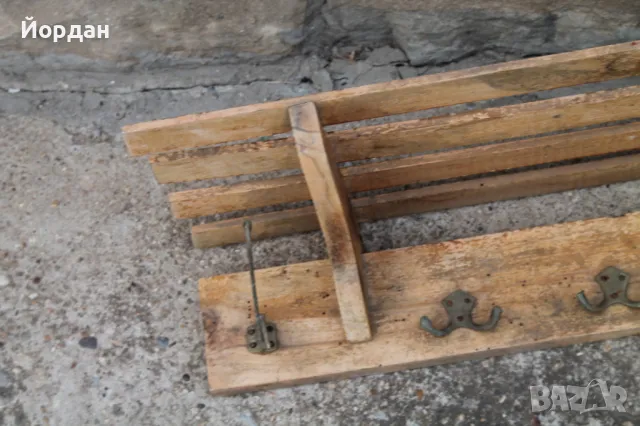 Дървена закачалка, снимка 9 - Декорация за дома - 48852455