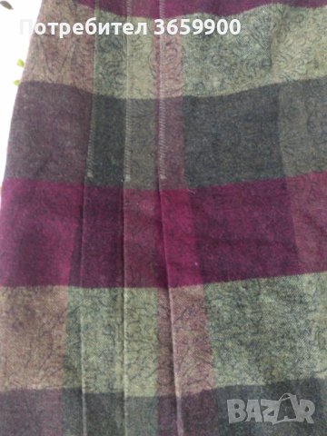 Дамска вълнена пола, размер 14, снимка 5 - Поли - 42404382