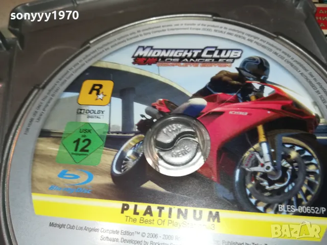 ЗАЯВЕНА-SONY PS3 GAME-MIDNIGHT CLUB LOS ANGELES 0202251934, снимка 6 - Игри за PlayStation - 48934304