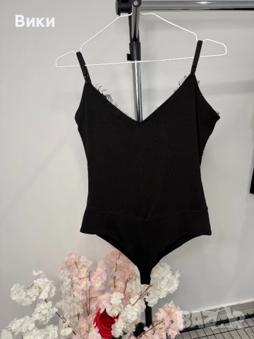 Алеса Alessa черно боди размер М, снимка 8 - Корсети, бюстиета, топове - 52113958