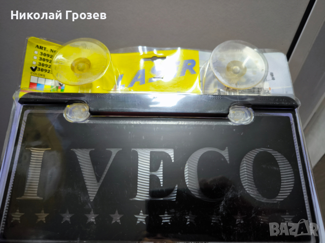 LED светлинна табела IVECO, Светеща LED Гравирана Табела 12 или 24 волта