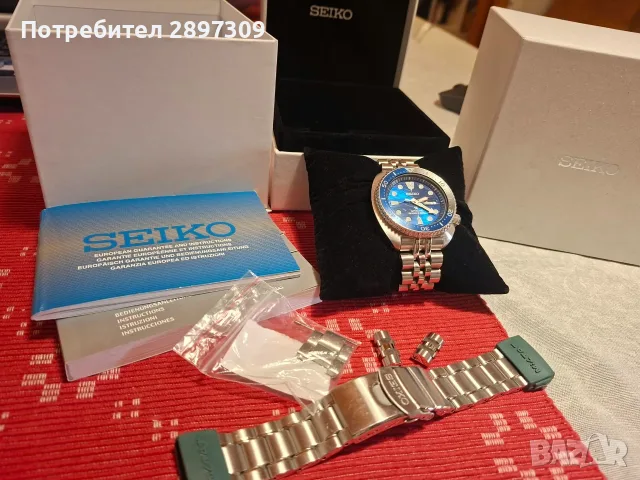 Продавам Seiko Prospex SaveThe Ocean Turtle Shark, снимка 2 - Мъжки - 56452642