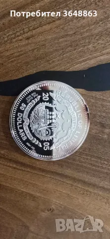 сребърна монета 3 Oz унции, снимка 3 - Нумизматика и бонистика - 55877038