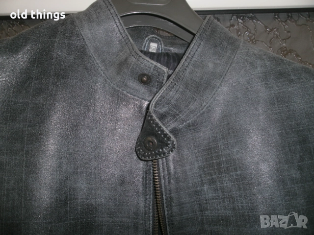 Мъжко кожено яке,телешка кожа,(ново), снимка 3 - Якета - 51760332