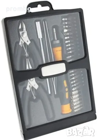 накрайници за отвертки, битове, клещи, пинсета, 32ч, Sprotek, снимка 2 - Куфари с инструменти - 16667171