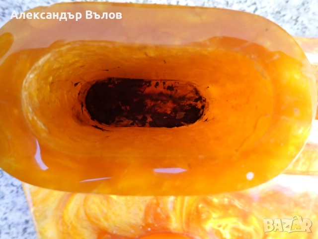 Стар Десктоп от Български Каталин Бюро Писалище Тежък, снимка 4 - Антикварни и старинни предмети - 51797264