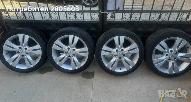 Оригинални лети джанти 17" за Mercedes с гуми Nexen 225/45 R17