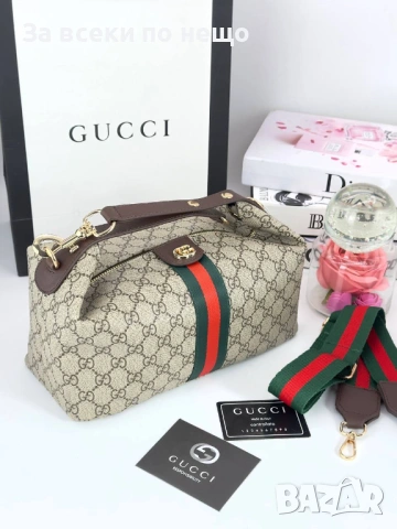 Gucci Дамска Чанта Гучи - Различни Цветове Код SK1357, снимка 4 - Чанти - 54336900
