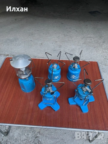 Газова лампа и котлони Campingaz