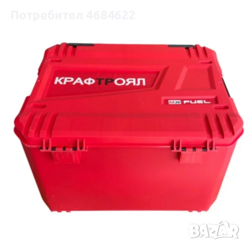 Комплект 2 в 1 KraftRoyal Red Mx Fuel 36V – ъглошлайф + гайковерт, 2x 8Ah батерии и удароустойчив ку, снимка 4 - Други услуги - 52815912