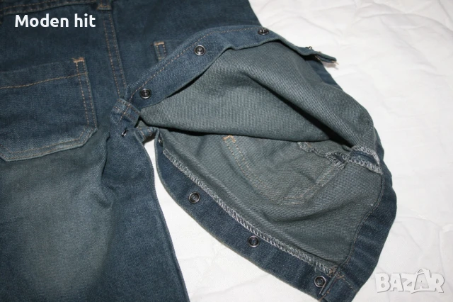 NKD - нов /с етикет/ дънков гащеризон за момче, размер 6-9 м., снимка 14 - Бебешки гащеризони - 50753704