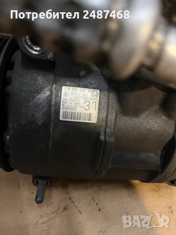 Компресор климатик Мерцедес W212 OM651, снимка 4 - Части - 52647077
