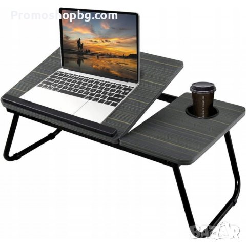 Сгъваема маса с повдигаща се част за лаптоп, таблет или книга, снимка 1 - Маси - 42088463