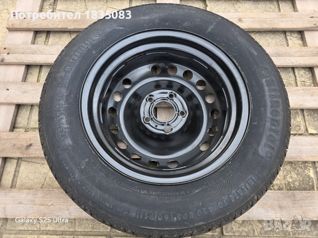 Резервна гума/патерица 16ка 5х114.3 Nissan, Renault, Dacia, снимка 2 - Гуми и джанти - 53916771