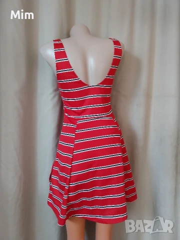 S/M Червена ,къса рокля , снимка 2 - Рокли - 50670440