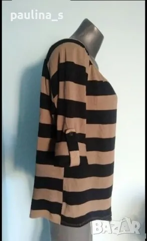 Два броя / Двуцветен пуловер тип туника / блуза / голям размер , снимка 12 - Блузи с дълъг ръкав и пуловери - 34734295