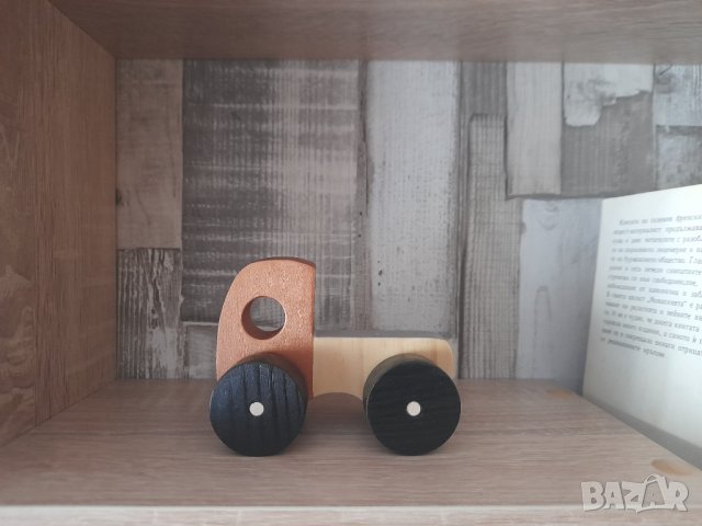Дървено камионче, снимка 3 - Декорация за дома - 42707356