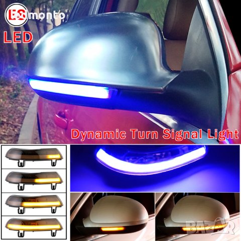 Мигачи за огледала Голф 5 Пасат Шаран бягащи мигачи golf Skoda Passat мигач, снимка 3 - Части - 42303361