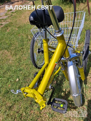 MEGA BRAND и Безплатна Доставка Велосипед Триколка Сгъваема 20 цола, снимка 15 - Велосипеди - 48429021