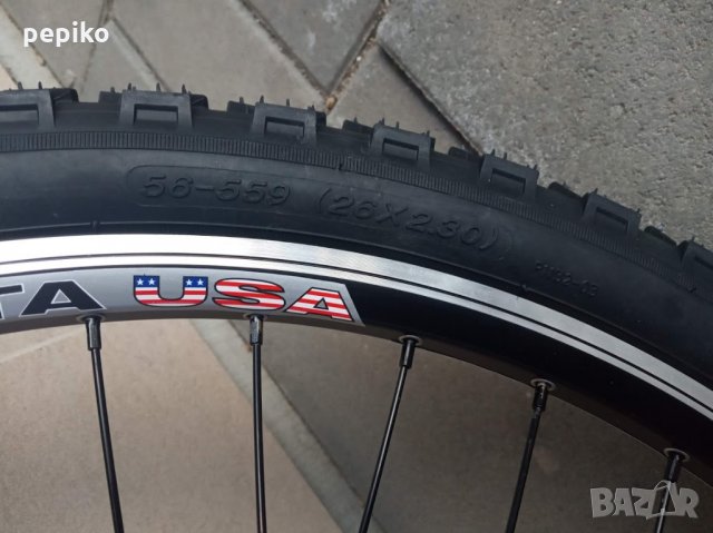 Продавам колела внос от Германия  алуминиеви капли и гуми VUELTA COMPAS 26 цола диск и вибрейк, снимка 11 - Части за велосипеди - 31591781